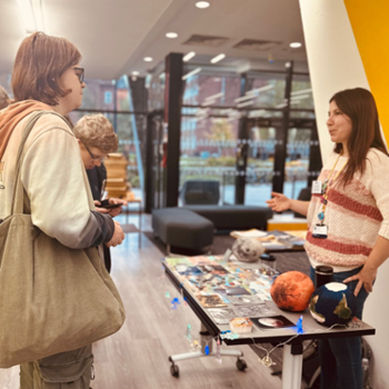 Planetary careers stall at Careers' Day in Manchester (6 November 2024)